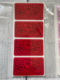 THANK YOU FOR SHOPPING SMALL CONVERSATION HEARTS-- 50 COUNT