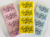 THANKFUL FOR YOU HEART -- 50 COUNT