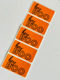 HEY BOO STICKER -- 50 COUNT